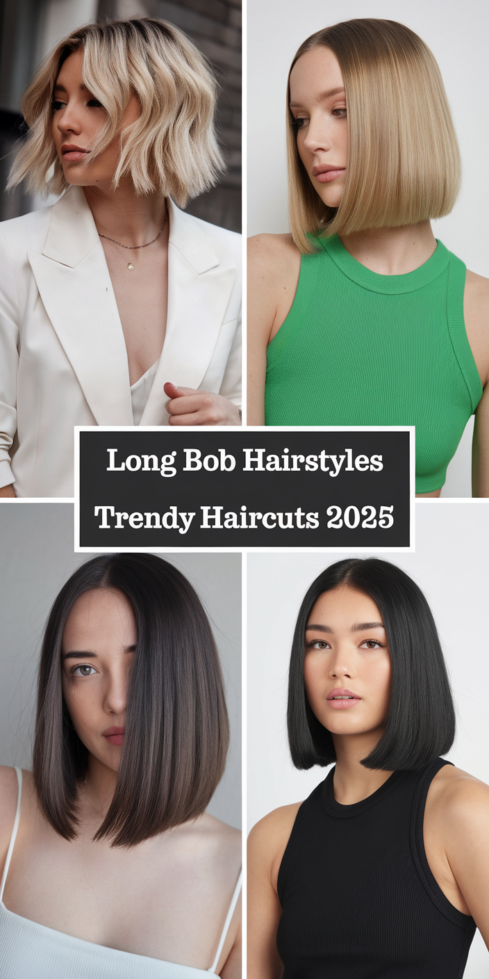 Long Bob Hairstyles - Trendy Haircuts 2025