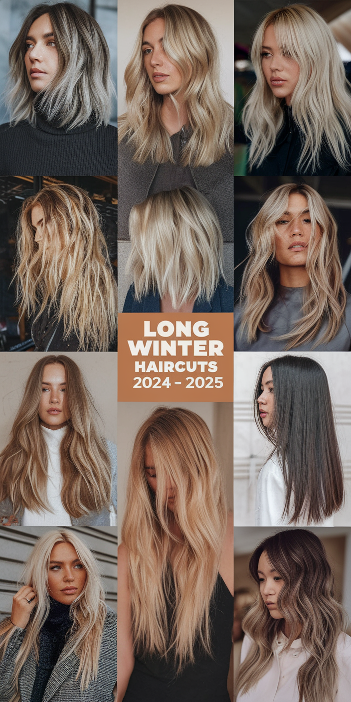 Long Winter Haircuts 2024 - 2025 23 Ideas