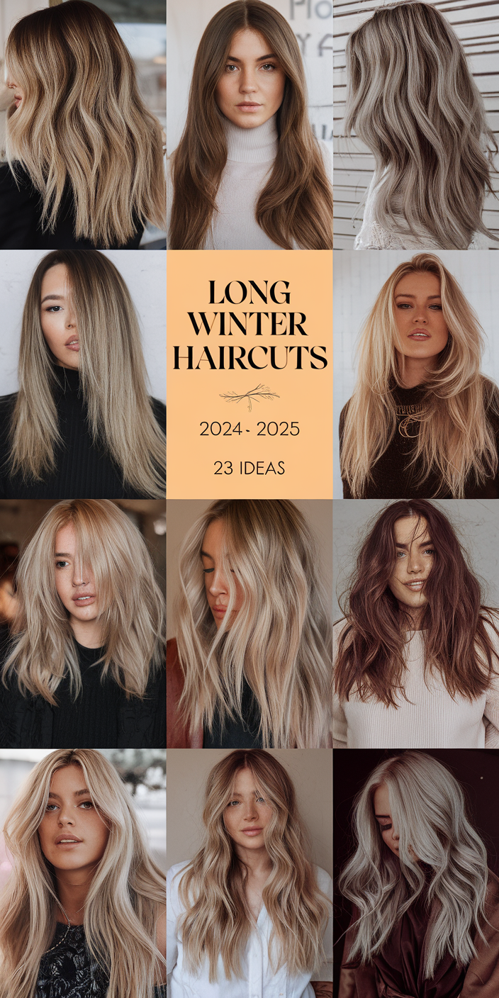 Long Winter Haircuts 2024 - 2025 23 Ideas