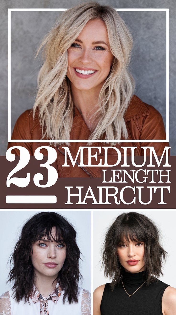 Medium Length Haircuts 2025: Trendy and Versatile Looks for Every Hair Type