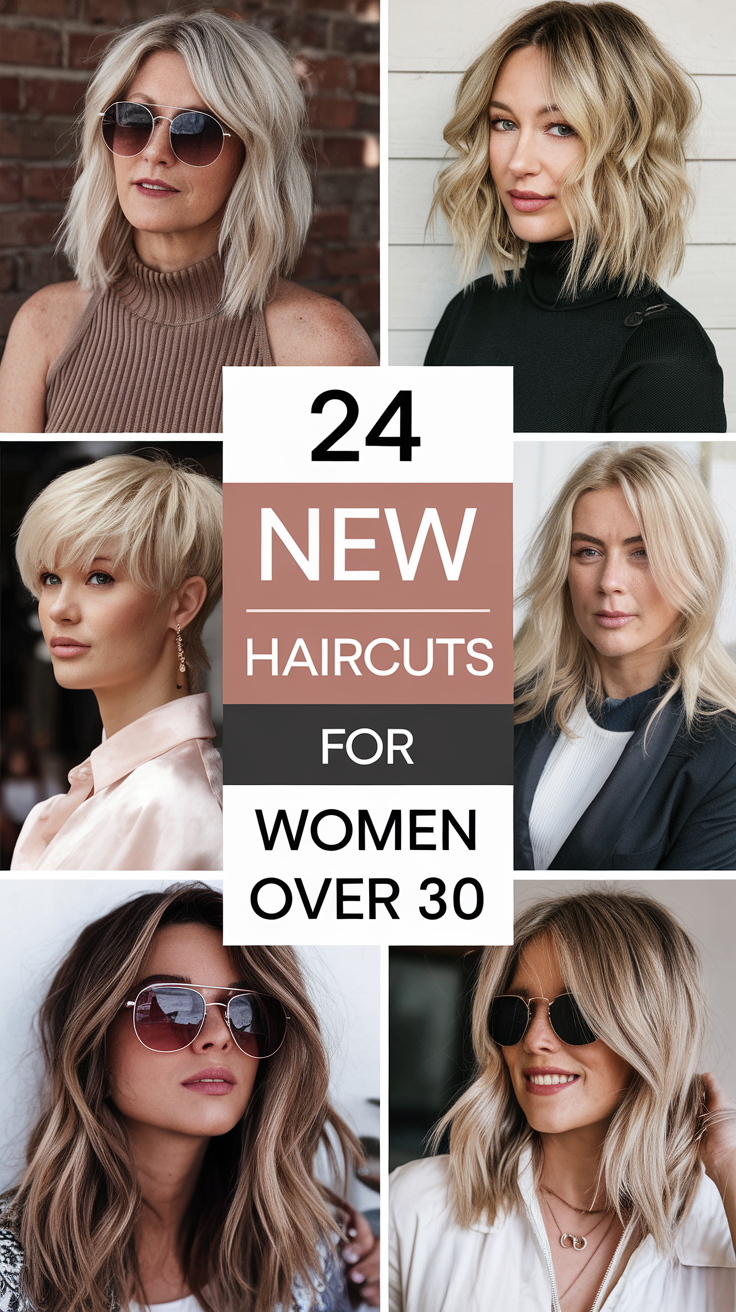 New Haircuts for Women Over 30 - 2025