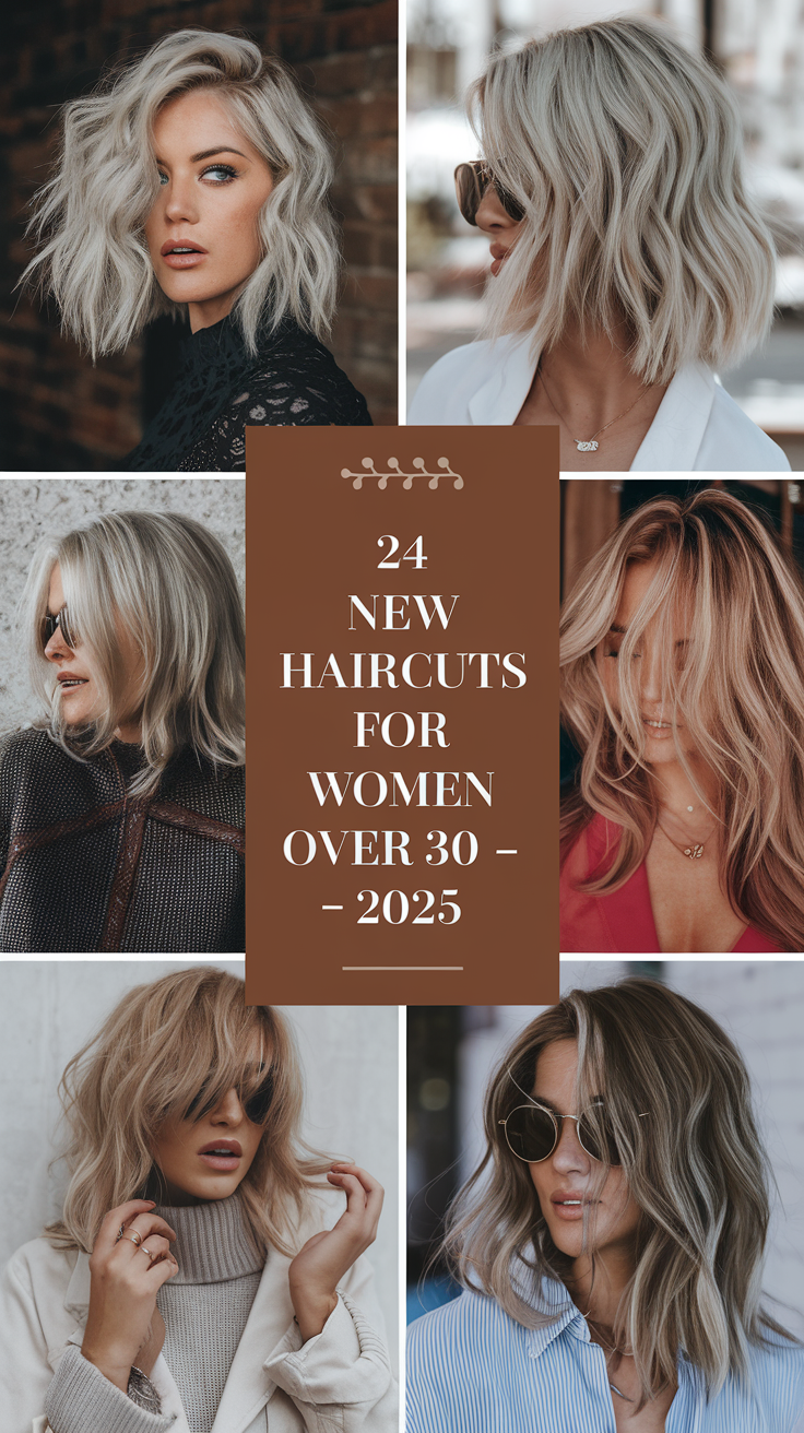 New Haircuts for Women Over 30 - 2025