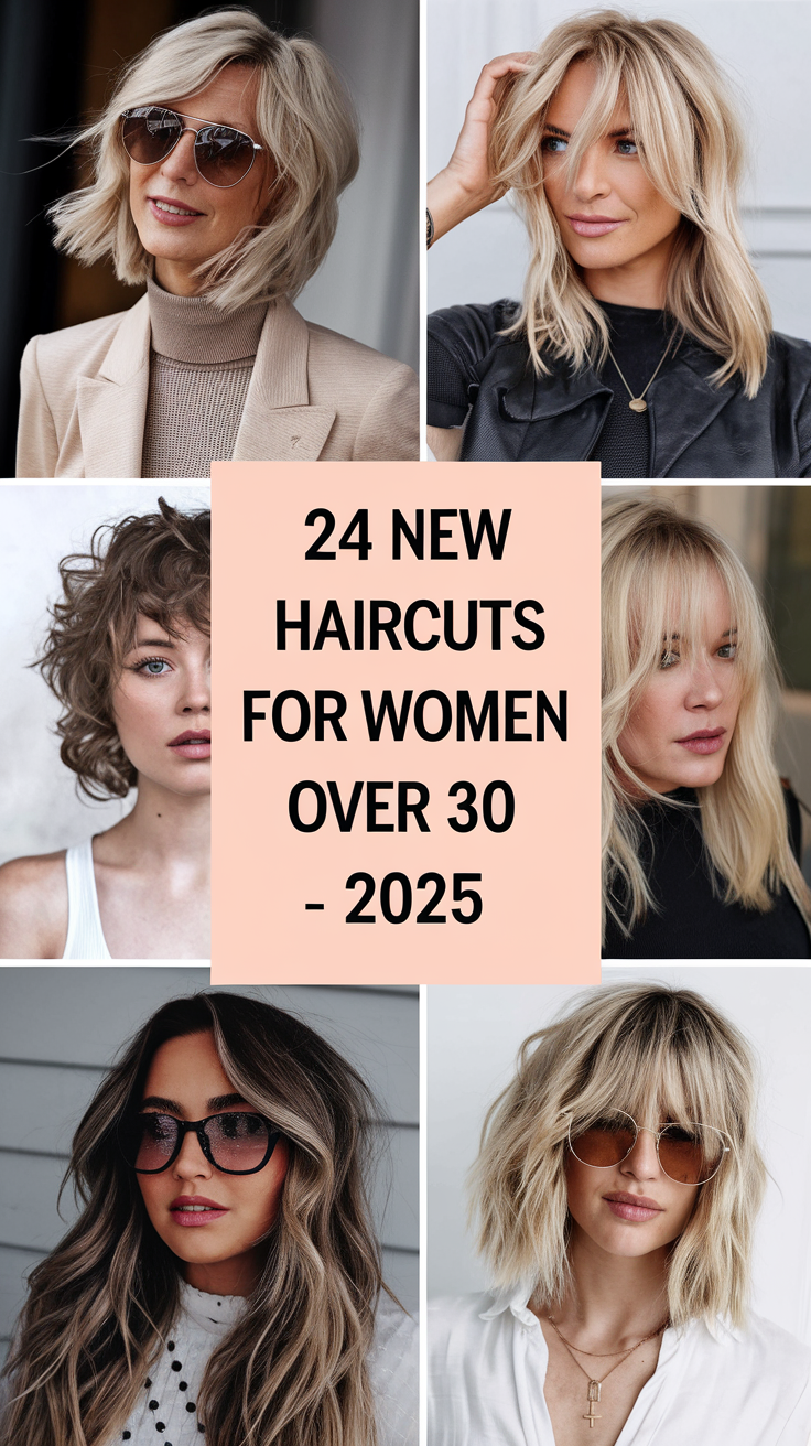 New Haircuts for Women Over 30 - 2025