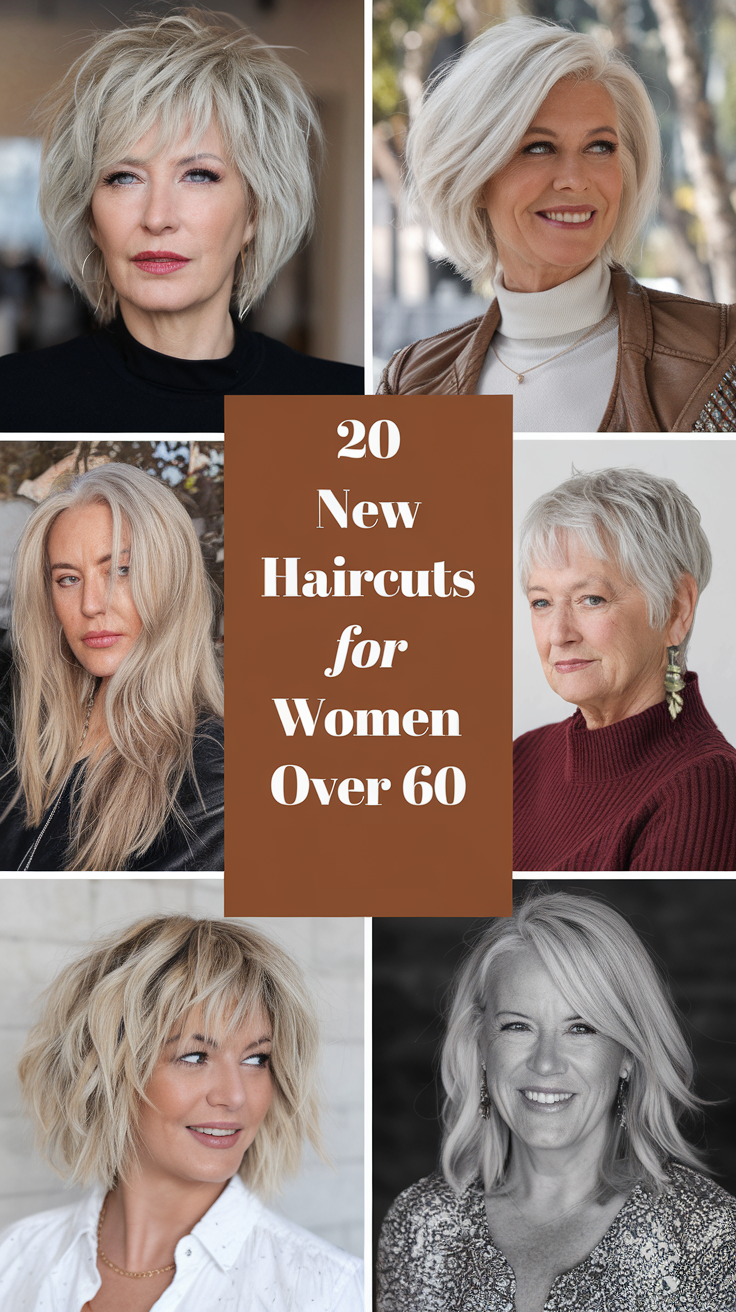 New Haircuts for Women Over 60 - 2025