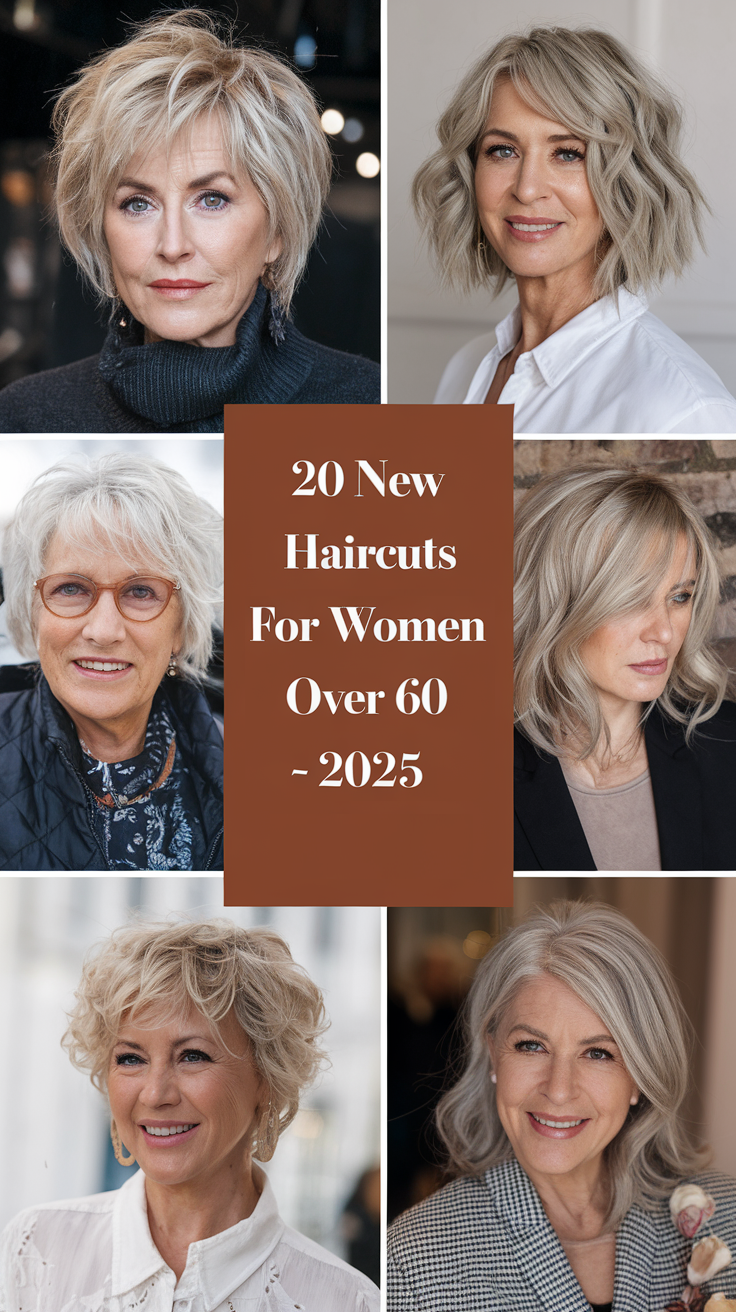 New Haircuts for Women Over 60 - 2025