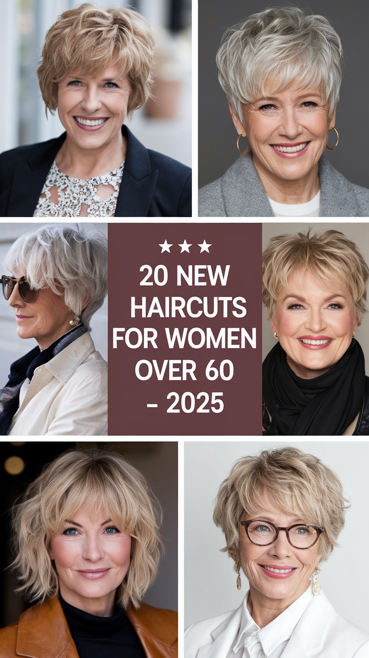 New Haircuts for Women Over 60 - 2025