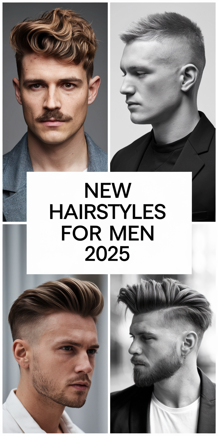 New Hairstyles for Men 2025: Bold Trends, Fades, and Modern Styles