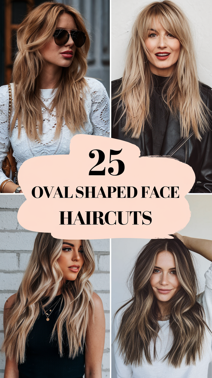 Oval Shaped Face Haircuts – 2025 Trends for All Hair Types