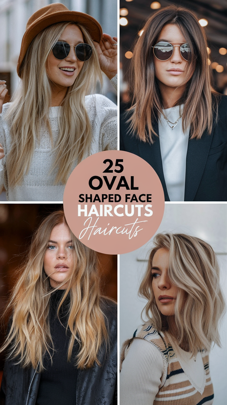 Oval Shaped Face Haircuts – 2025 Trends for All Hair Types