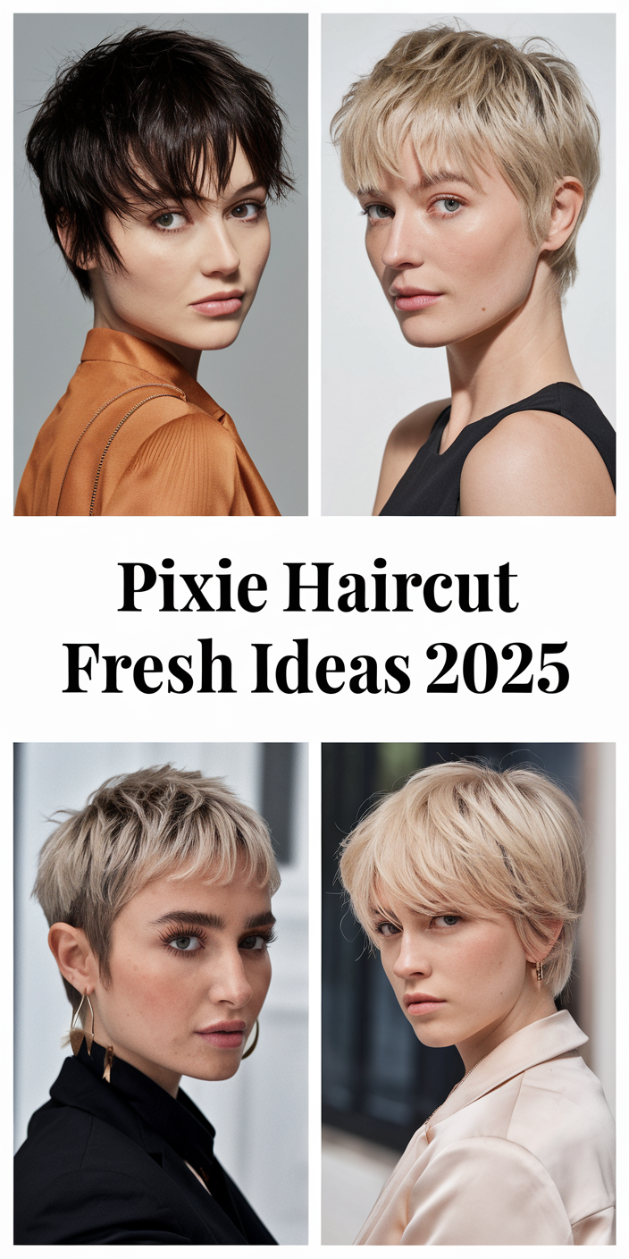 Pixie Haircut Fresh Ideas 2025: Trendy and Modern Styles for Every Look