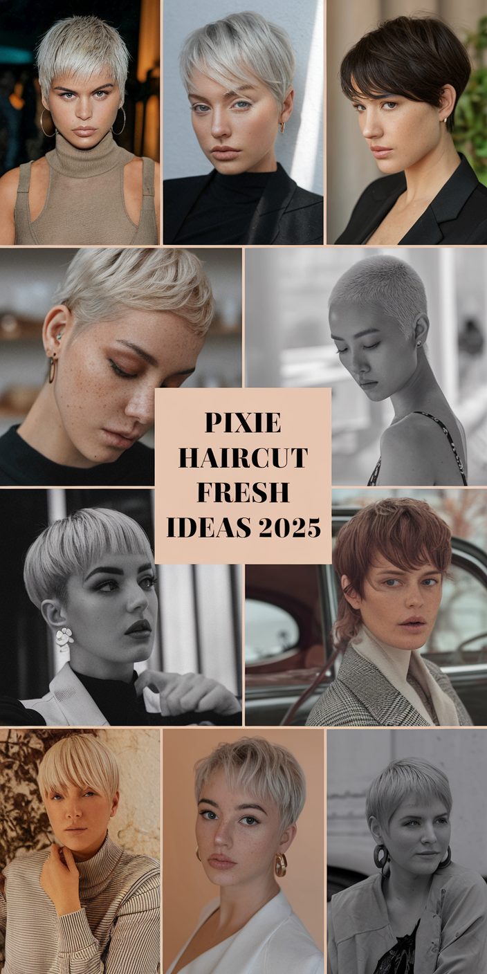 Pixie Haircut Fresh Ideas 2025: Trendy and Modern Styles for Every Look