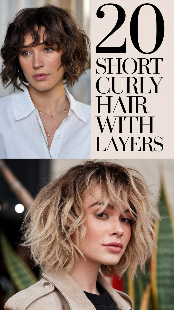 Short Curly Hair with Layers 2025: Styling Inspiration for Every Face Shape 20 Ideas