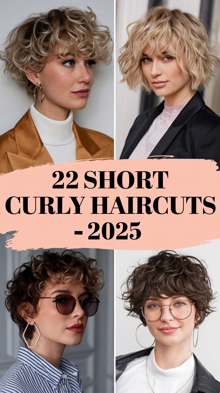 22 Best Short Curly Haircuts for 2025: Trendy Styles and Fresh 22 Ideas