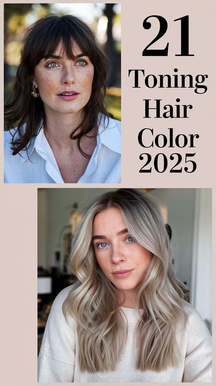 Toning Hair Color 2025: A Guide to the Perfect Shade for Every Skin Tone 21 Ideas