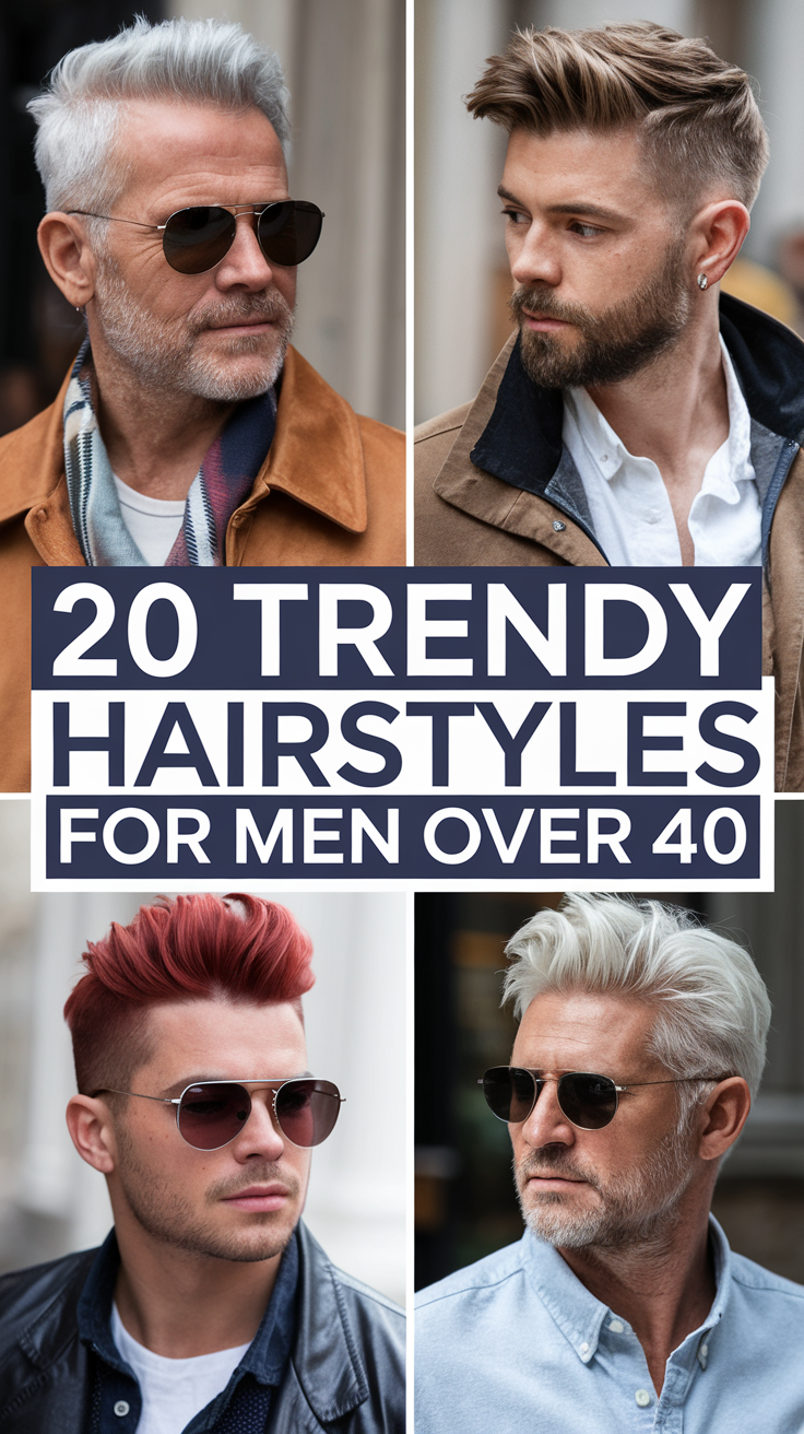 Trendy Hairstyles for Men Over 40 - 2025: Best Styles for a Fresh Look