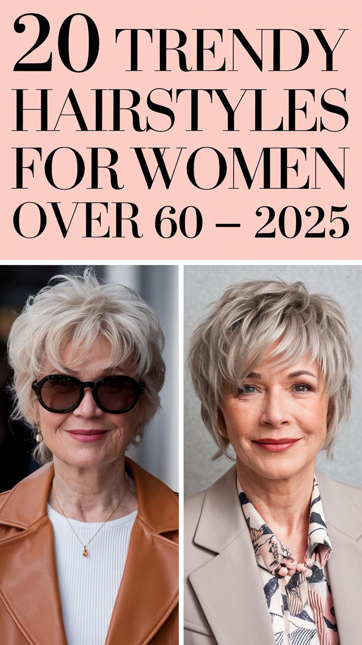 Trendy Hairstyles for Women Over 60 – 2025