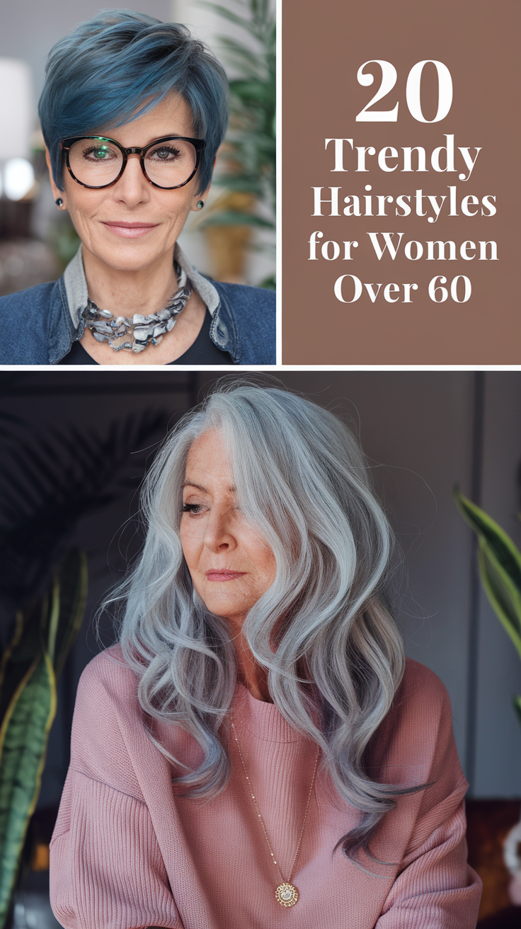 Trendy Hairstyles for Women Over 60 – 2025