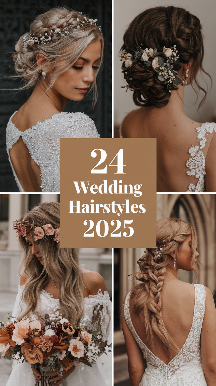 Wedding Hairstyles 2025: Trendy Looks for Every Bride 24 Ideas