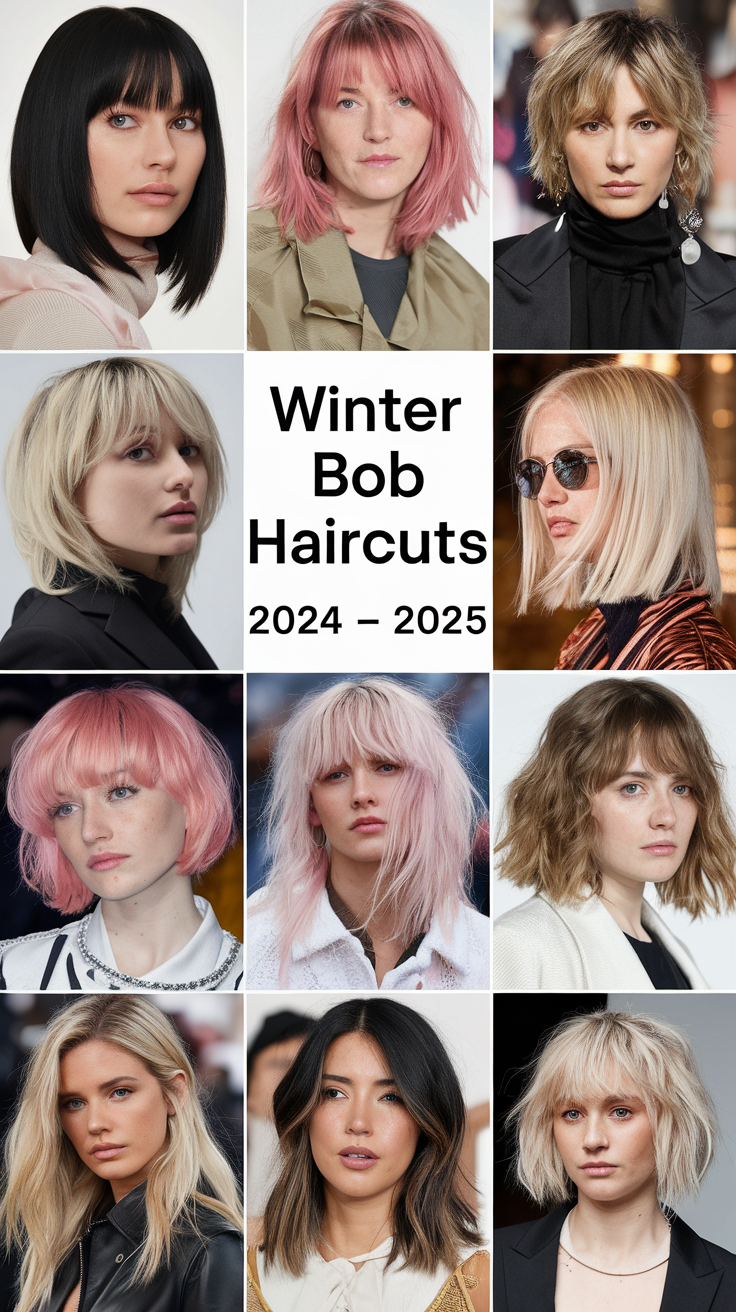 Winter Bob Haircuts 2024 - 2025: Trendy Styles to Elevate Your Winter Look 23 Ideas