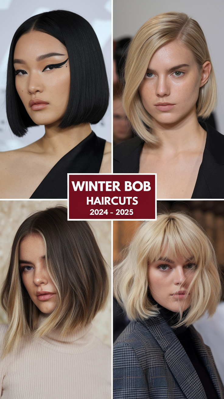 Winter Bob Haircuts 2024 - 2025: Trendy Styles to Elevate Your Winter Look 23 Ideas