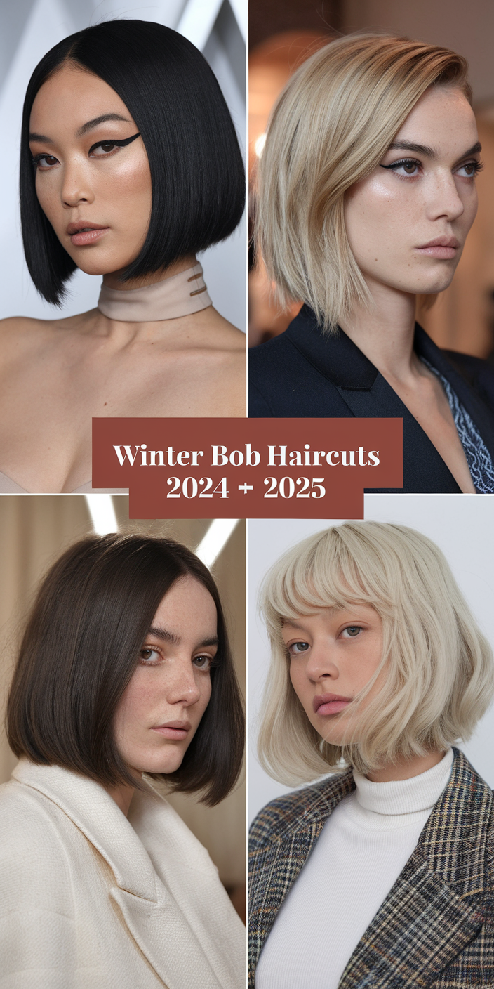 Winter Bob Haircuts 2024 - 2025: Trendy Styles to Elevate Your Winter Look 23 Ideas