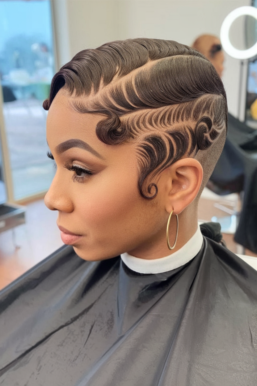 Finger Waves Haircuts 2025: Timeless Elegance with a Modern Twist 21 Ideas