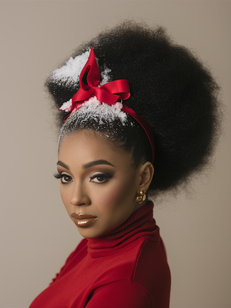 Gorgeous Christmas Hairstyles for Black Women: Celebrate the Season in Style 22 Ideas