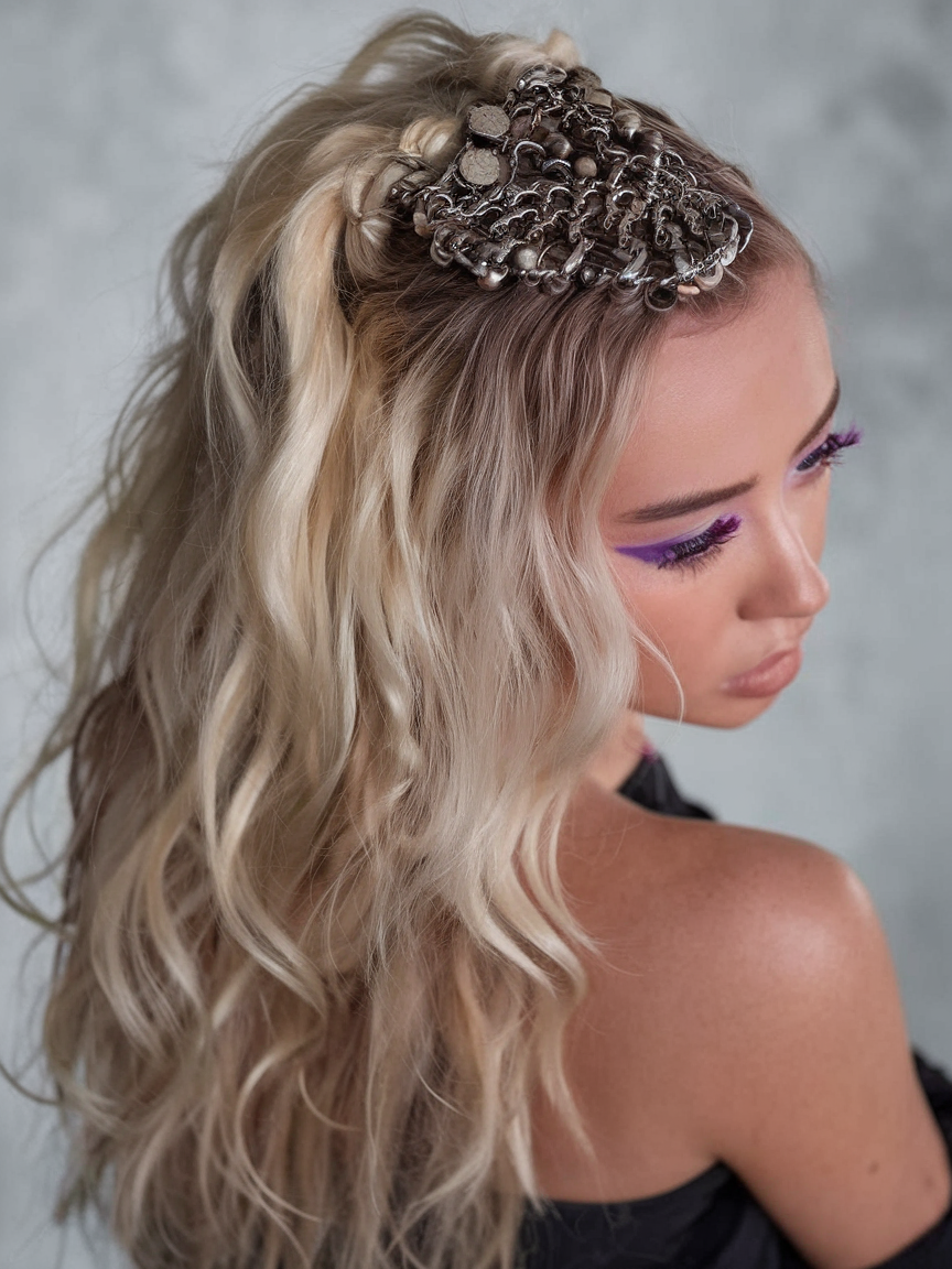 Christmas Party Hairstyles to Make You Shine 21 Ideas