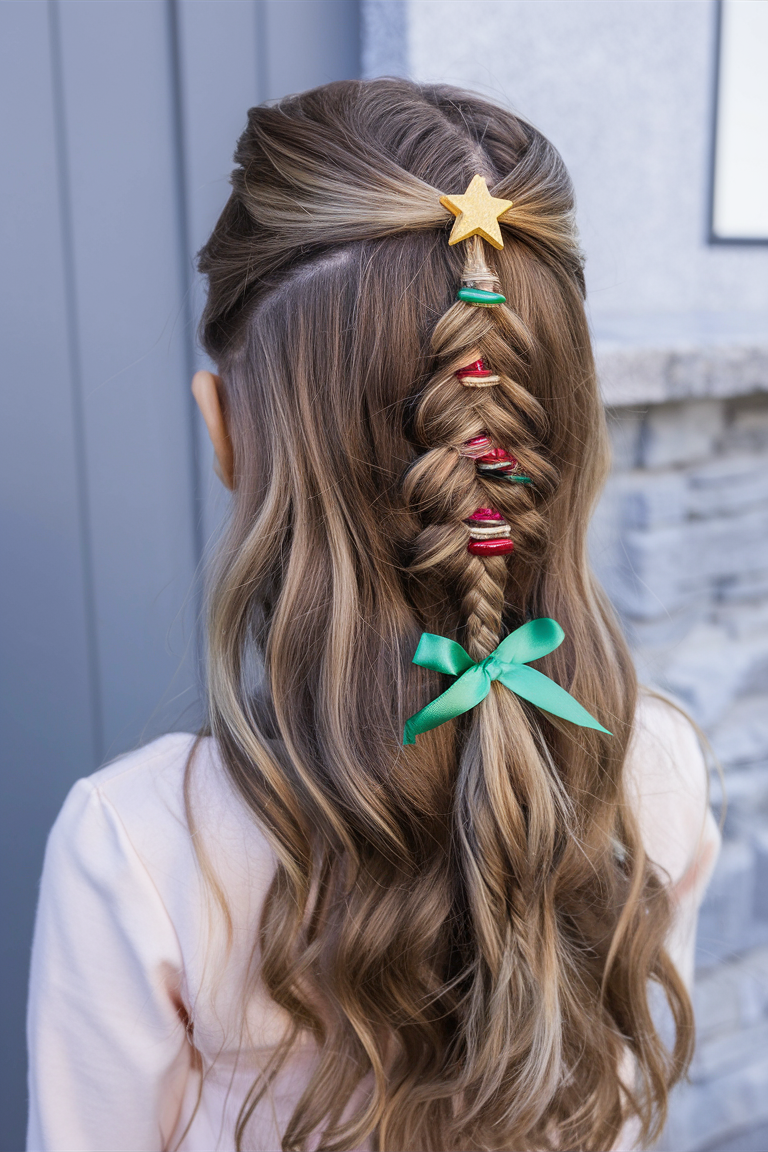 Christmas Kids Hairstyles: Festive Looks for the Holiday Season 20 Ideas