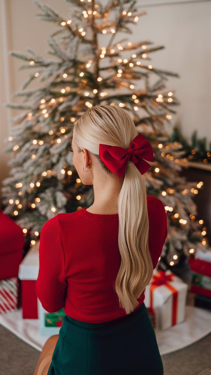 Christmas Party Hairstyles to Make You Shine 21 Ideas