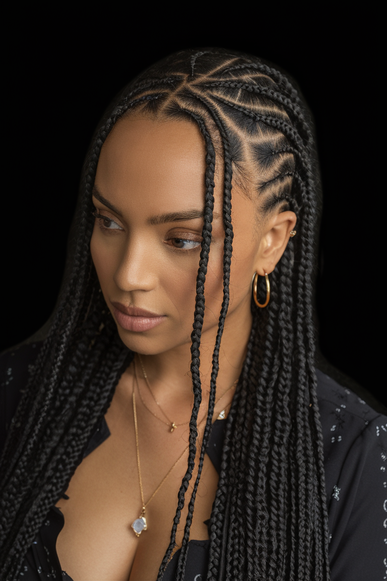 Fulani Braids Hairstyles 2025: Elegant, Trendy, and Versatile Looks 23 Ideas