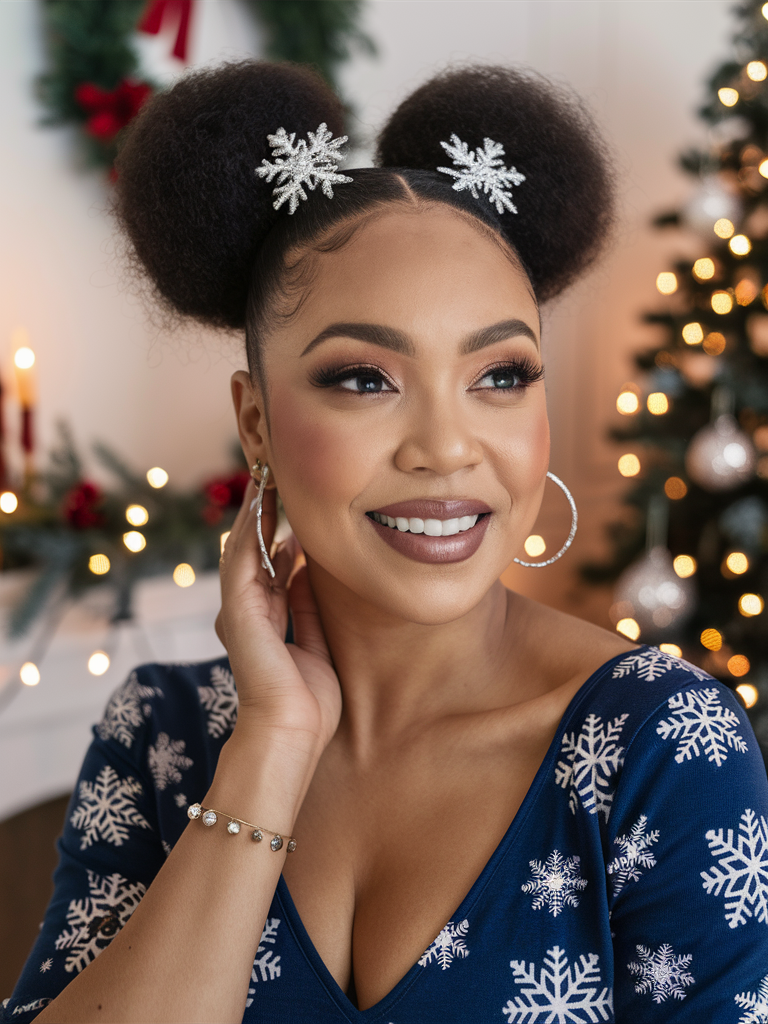 Gorgeous Christmas Hairstyles for Black Women: Celebrate the Season in Style 22 Ideas