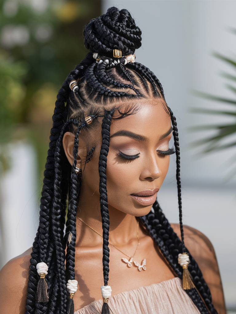 Fulani Braids Hairstyles 2025: Elegant, Trendy, and Versatile Looks 23 Ideas