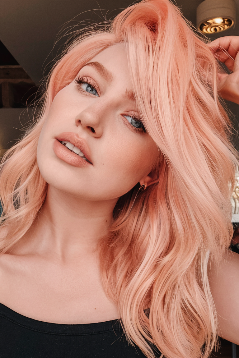 Peach Hair Color Trends for 2025: Vibrant, Versatile, and Effortlessly Chic 20 Ideas