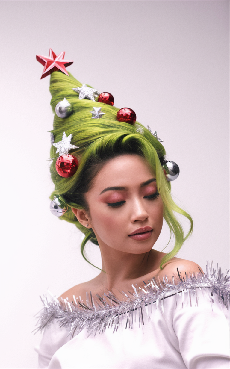 Crazy Christmas Hairstyles: Fun and Festive Looks for the Holiday Season 25 Ideas