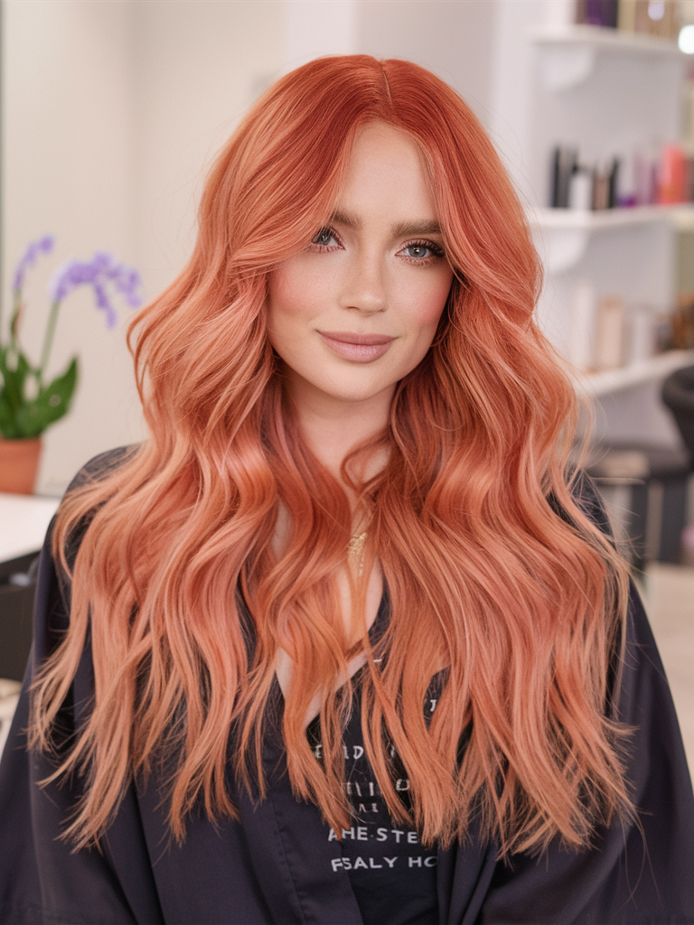 Peach Hair Color Trends for 2025: Vibrant, Versatile, and Effortlessly Chic 20 Ideas