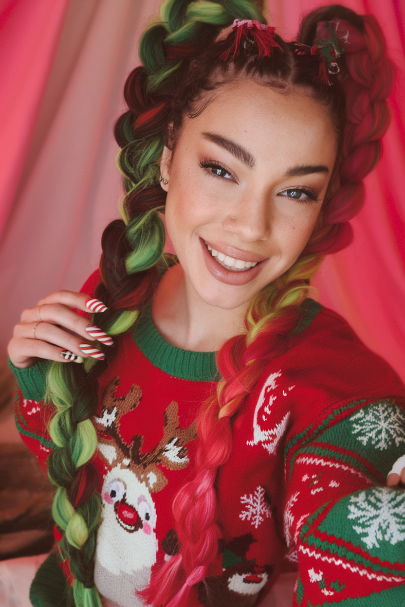 Christmas Party Hairstyles to Make You Shine 21 Ideas