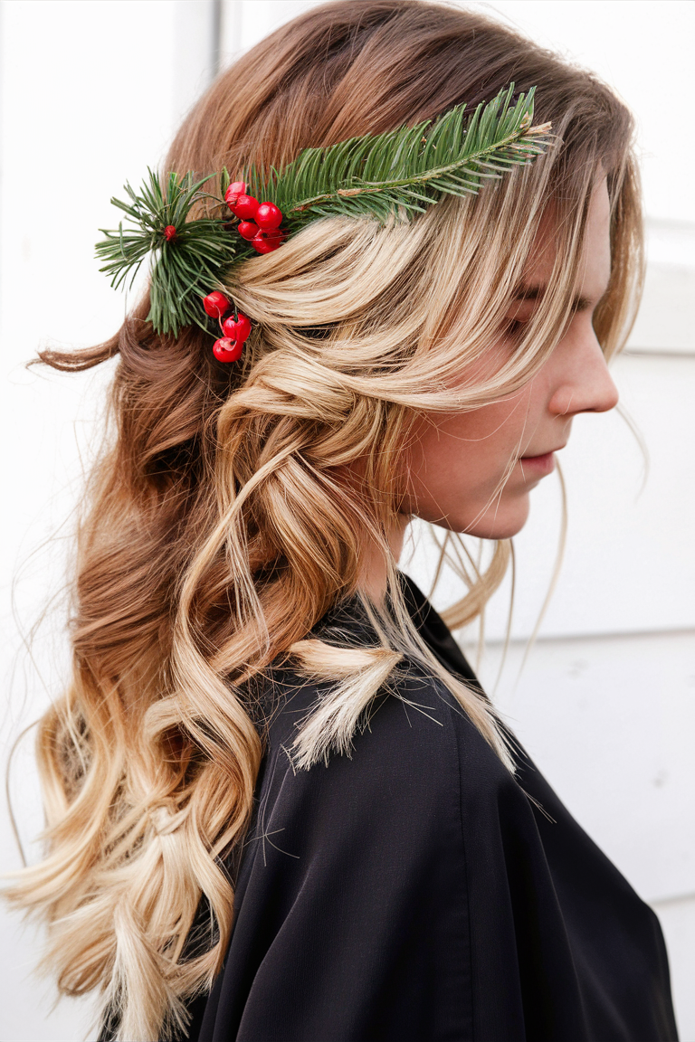 Cute Christmas Hairstyles to Try This Holiday Season 20 Ideas