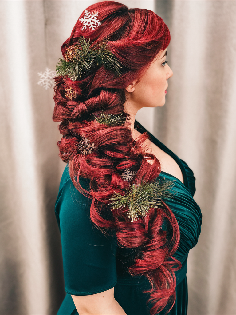 Christmas Party Hairstyles to Make You Shine 21 Ideas