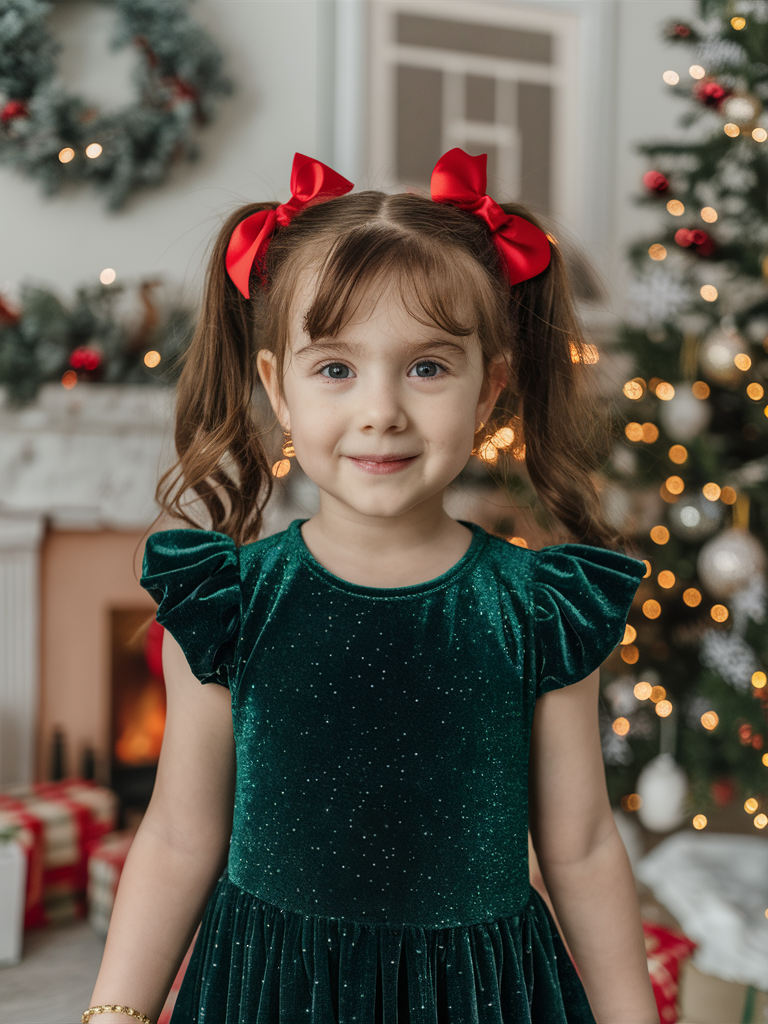 Christmas Kids Hairstyles: Festive Looks for the Holiday Season 20 Ideas