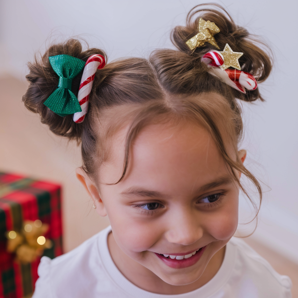 Christmas Kids Hairstyles: Festive Looks for the Holiday Season 20 Ideas