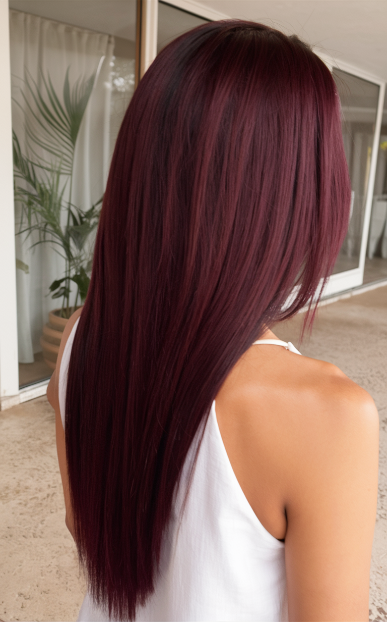 Burgundy Hair Color 2025: Embracing Rich and Bold Shades 20 Ideas