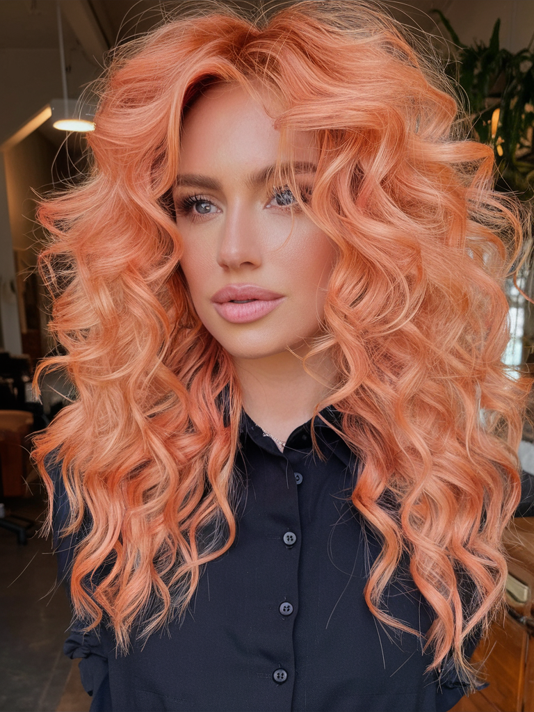 Peach Hair Color Trends for 2025: Vibrant, Versatile, and Effortlessly Chic 20 Ideas