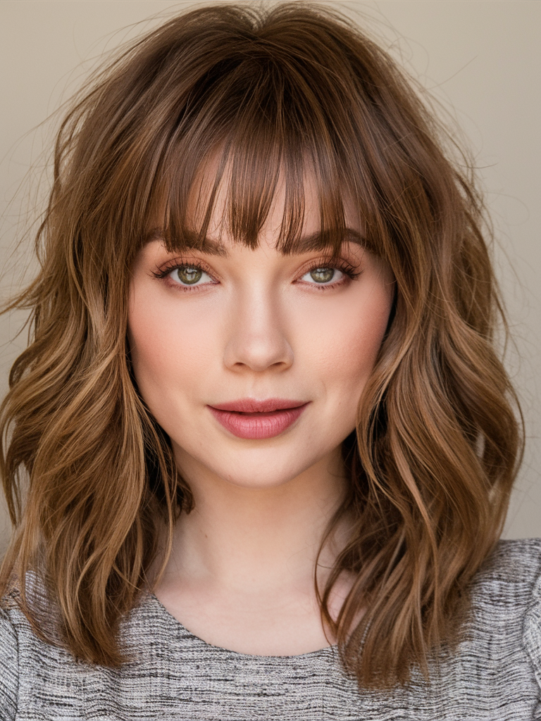 Bangs for Round Face 2025: The Ultimate Guide to Flattering Styles 21 Ideas