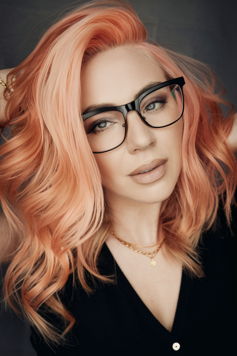 Peach Hair Color Trends for 2025: Vibrant, Versatile, and Effortlessly Chic 20 Ideas