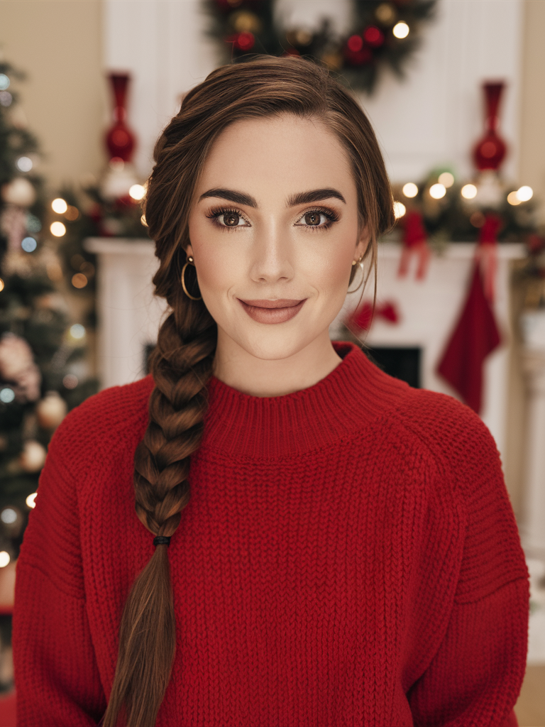 Cute Christmas Hairstyles to Try This Holiday Season 20 Ideas