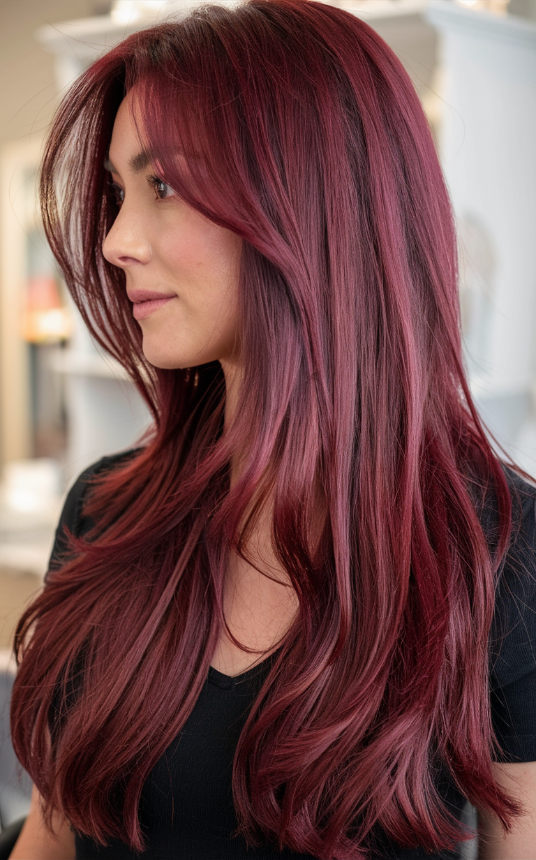 21 Wine Red Hair Color Ideas 2025: Stylish Shades and Trends for a Bold Look