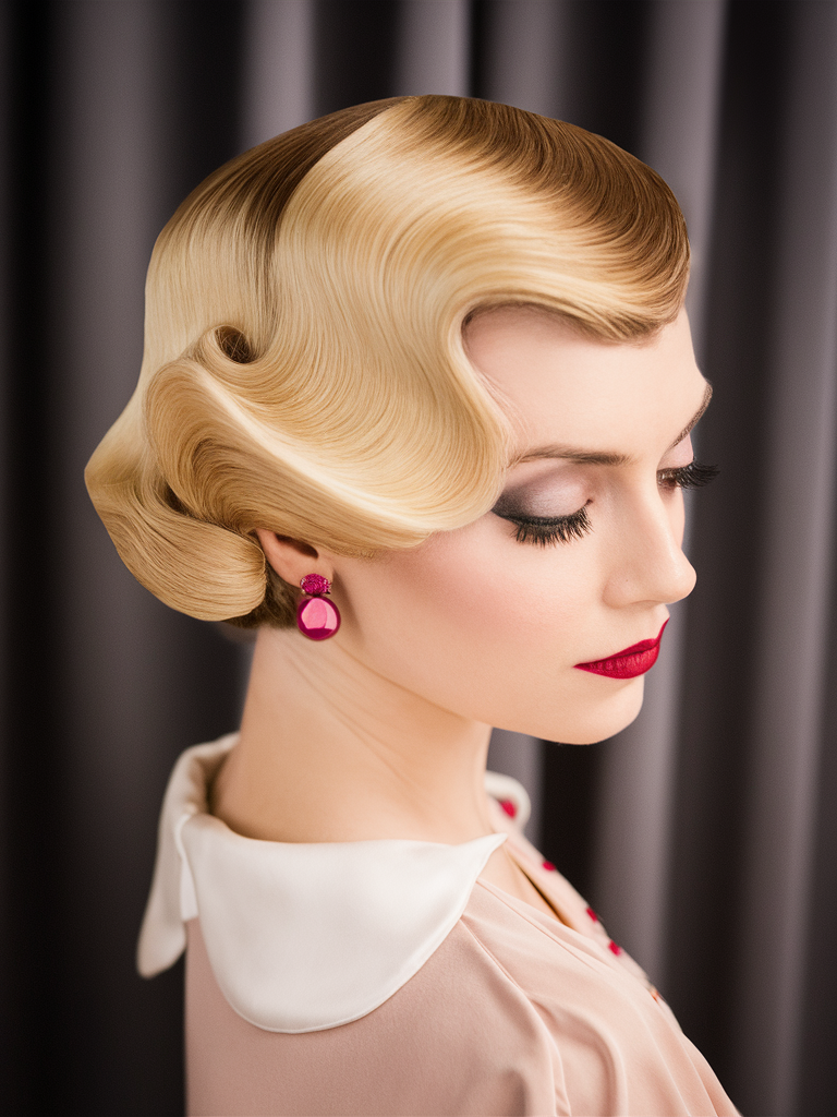 Finger Waves Haircuts 2025: Timeless Elegance with a Modern Twist 21 Ideas