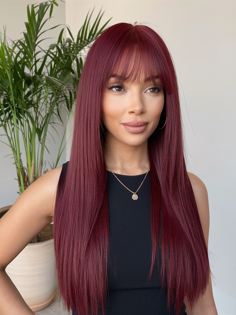 21 Wine Red Hair Color Ideas 2025: Stylish Shades and Trends for a Bold Look