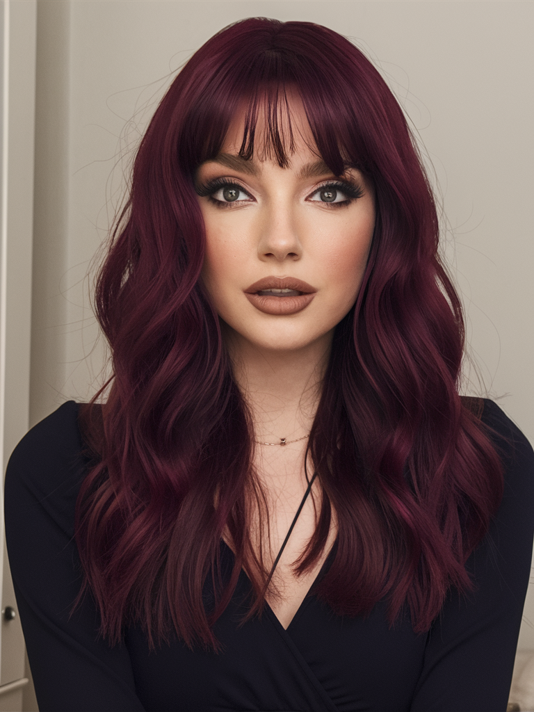 Burgundy Hair Color 2025: Embracing Rich and Bold Shades 20 Ideas